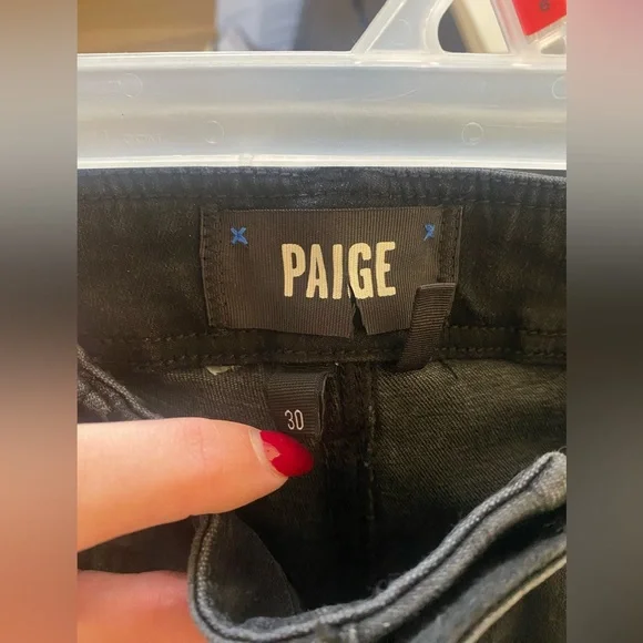 NWT Paige High Rise Lou Lou Flared Jeans - Midnight Dusk - Picture 8 of 13